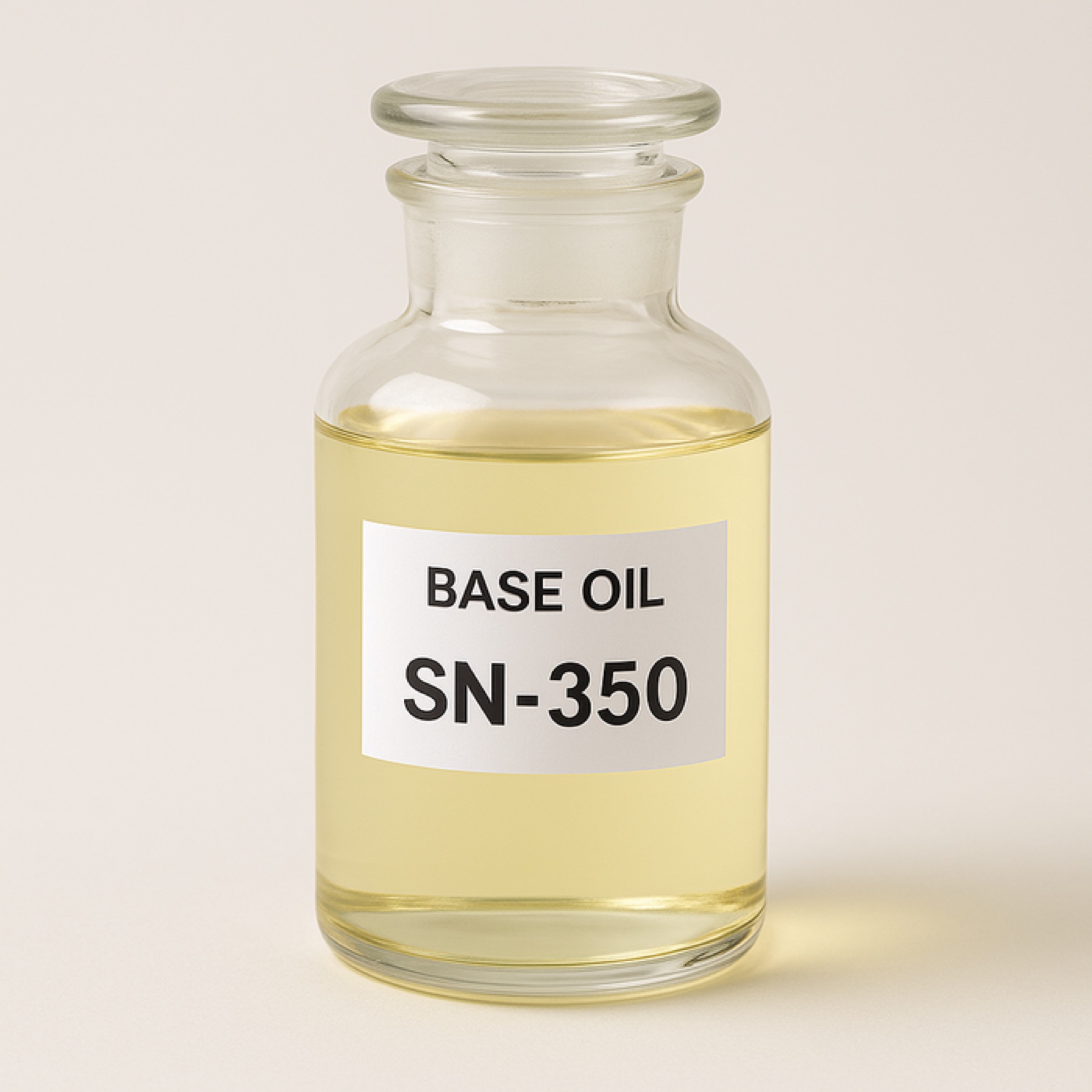 SN-350 base oil sample bottle